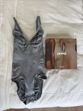 Gray skims shapewear bodysuit